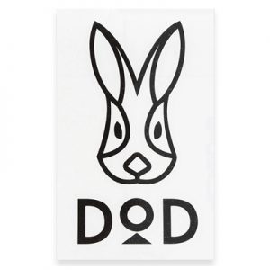 DOD Logo Sticker L black
