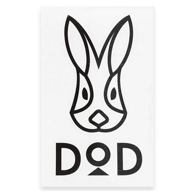 DOD Logo Sticker L black
