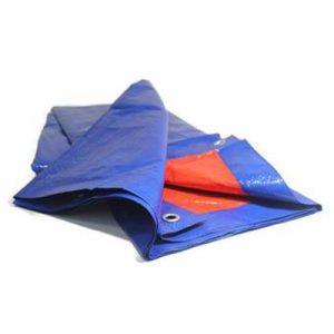 ODP 0677 Groundsheet 16' x 16' blue orange