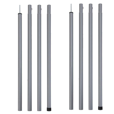 ODP 0681 4 Section 2.0 meter Flyseet Poles 2pcs