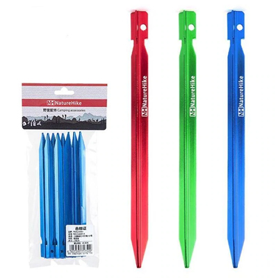 Naturehike 3-Sided Tent Stakes Small 8pcs various colour