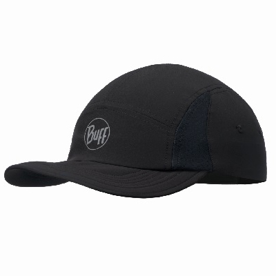Buff 5Panel Cap R-Solid Black S M