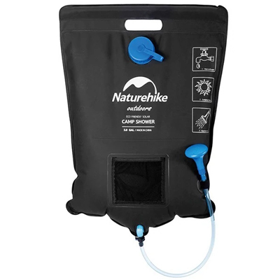 Naturehike Camp Solar Shower Bag 20L black