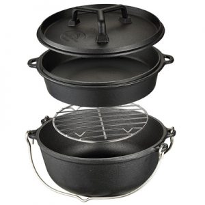 Campingmoon D0-28 Dutch Cast Iron Pot