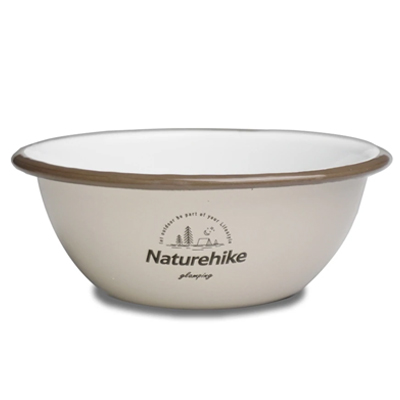 Naturehike Enamel Bowl 600ml khaki