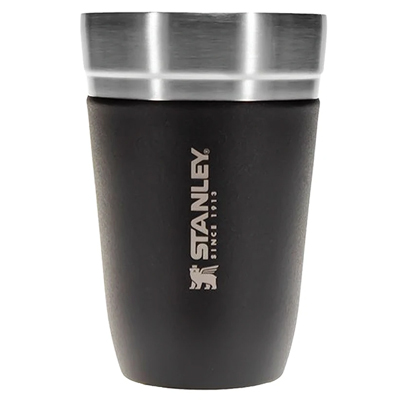 Stanley Go Vacuum Tumblers 14oz matte black pebble texture
