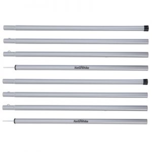 Naturehike Iron Tarp Pole 200cm 2pcs silver grey