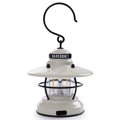 Barebones Edison Mini Lantern vintage white