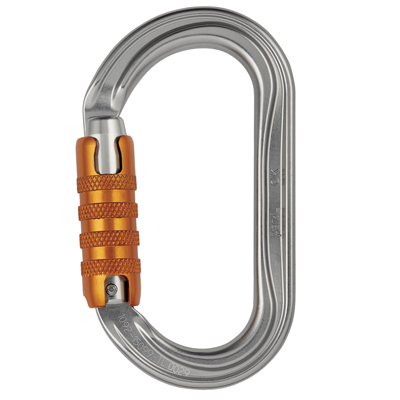 Petzl OK Triact-Lock Carabiner (2017) gray