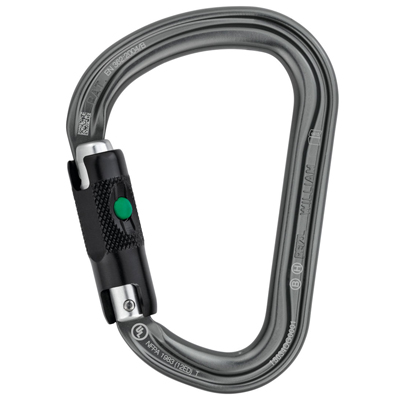 Petzl William Ball-Lock Carabiner (2016) gray