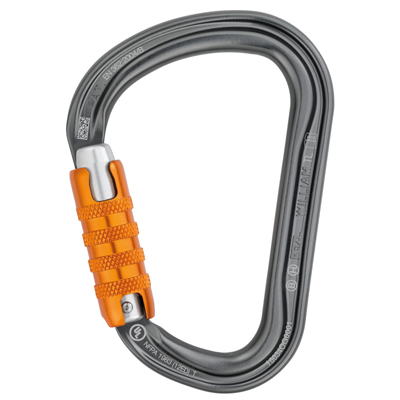 Petzl William Triact-Lock Carabiner (2016) gray