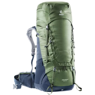 Deuter Aircontact 65 + 10 khaki-navy
