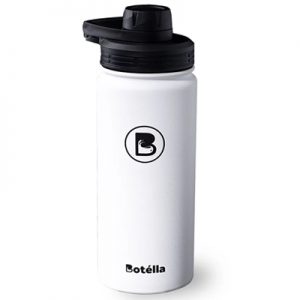 Botella 18oz Stainless Steel Vacuum Flask white
