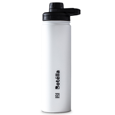 Botella 22oz Stainless Steel Vacuum Flask white