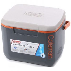 Coleman Cooler 16QT darkgrey orange lightgrey