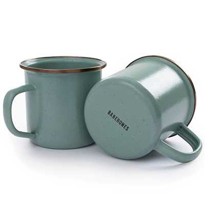Barebones Enamel Cup Set of 2 mint