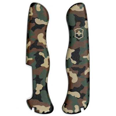 Victorinox 111mm Scale Handles woodland camo