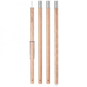 Naturehike 33mm Tent Poles Aluminum 280cm wood colour