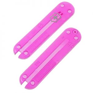 Victorinox 58mm Scale Handles translucent pink