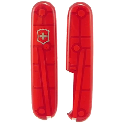 Victorinox 91mm Scale Handles translucent red