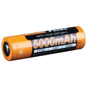 Fenix ARB-L21-5000U USB Rechargeable 21700 Li-ion Battery