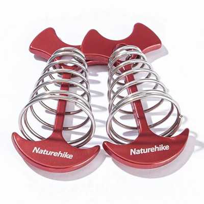 Naturehike Lightweight Fishbone Floor Spring for Tent S red