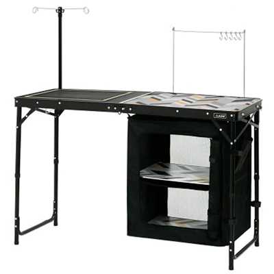 KZM Iron Mesh Cabinet Kitchen Table II