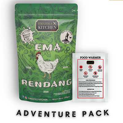 Emazols Kitchen Ayam Rendang Adventure Pack