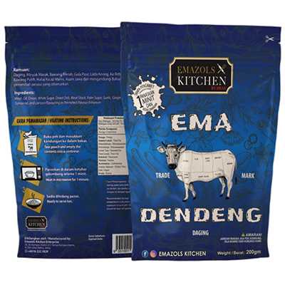 Emazols Kitchen Daging Dendeng 200g Pek Komersial