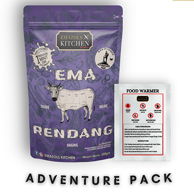 Emazols Kitchen Daging Rendang Adventure Pack