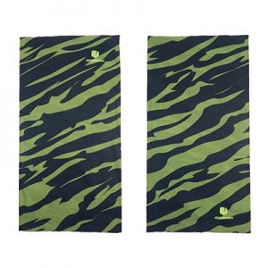 Monmaria Neck Gaiter Funky Stripe green
