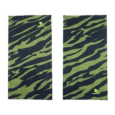 Monmaria Neck Gaiter Funky Stripe green