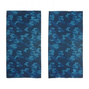 Monmaria Neck Gaiter Monbear Camo ocean blue