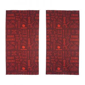 Monmaria Neck Gaiter Orang Gunung maroon