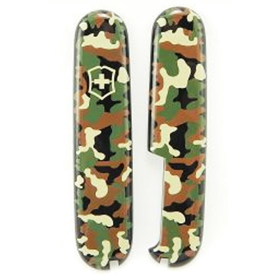 Victorinox 91mm Scale Handles woodland camo