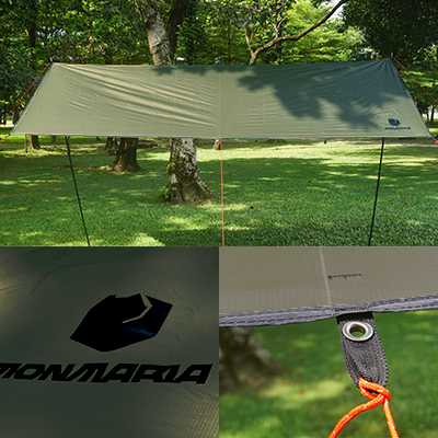 Monmaria Bayu Tarp 6x4.5m dark olive
