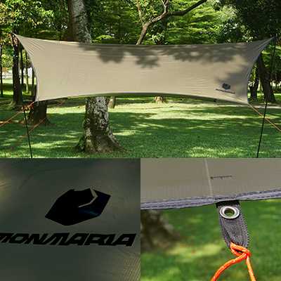Monmaria Bayu Tarp Hexagon 4x3m dark olive