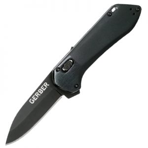 Gerber Highbrow Compact Plain Edge onyx