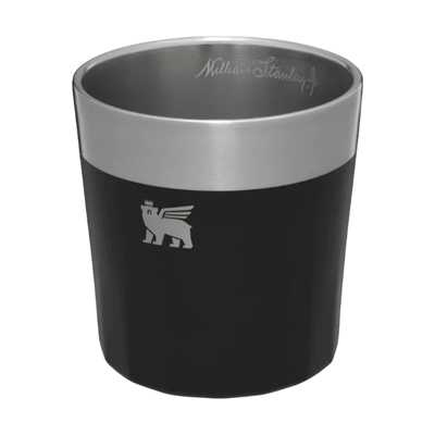 Stanley Lifted Spirits Prismatic Rocks Glass 6oz foundry black