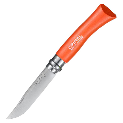 Opinel N°07 Outdoor Stainless Steel tangerine
