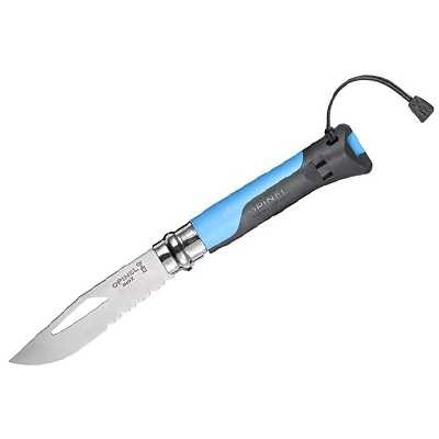 Opinel N°08 Outdoor Mountain Sea blue