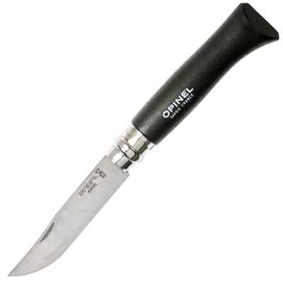 Opinel N°08 Outdoor Stainless Steel brown black