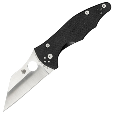 Spyderco Yojimbo 2 Compression Lock Satin CPM-S30V Blade with Black G-10 Handle C85GP2