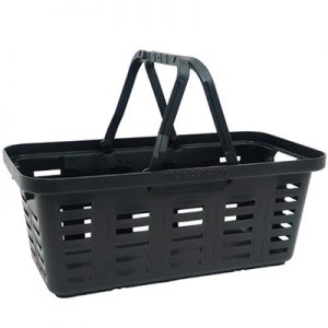 Post General Heavy Duty Basket Long charcoal black