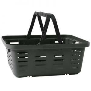 Post General Heavy Duty Basket Low charcoal black