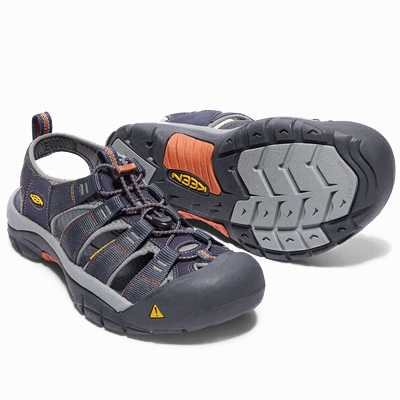 Keen Men's Newport H2 Sandal US10 india ink rust