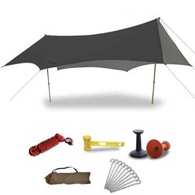 Vidalido ODP 0733 Monster Tarp L 2.4m Set black