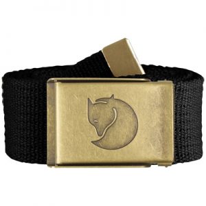 Fjallraven Canvas Brass Belt 4 cm black