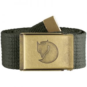 Fjallraven Canvas Brass Belt 4 cm mountain grey