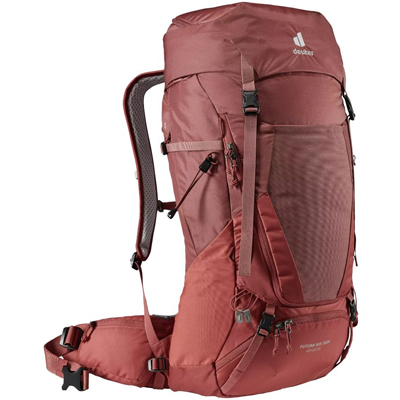 Deuter Futura Air Trek 45 +10 SL redwood-lava